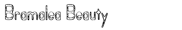 Bramalea Beauty font preview